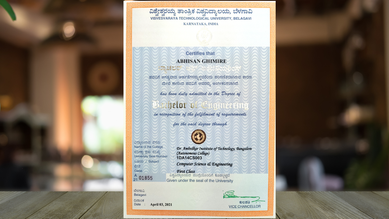 BE Degree